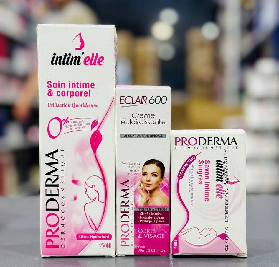 PRODERMA باقة العناية الأنثوية الطبيعية
